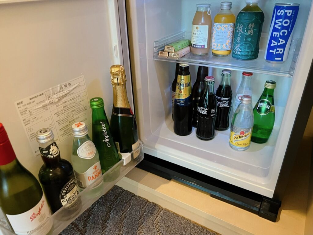 キャピトルホテル東急_クラブプレミア_ミニバー