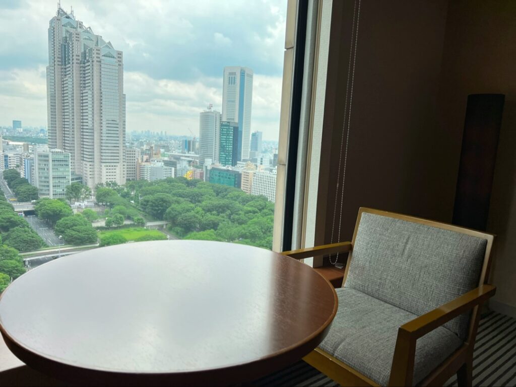 ハイアットリージェンシー東京_ビューデラックスルーム_部屋からの眺め・眺望