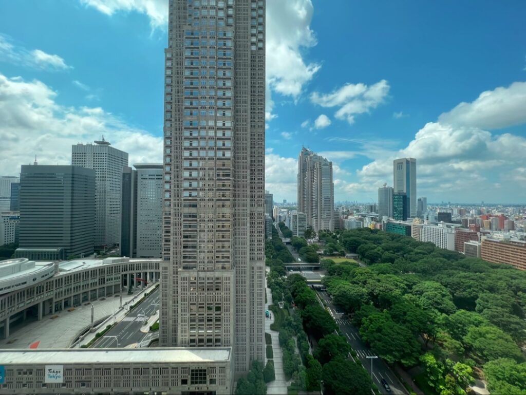 ハイアットリージェンシー東京_ビューデラックスルーム_部屋からの眺め・眺望