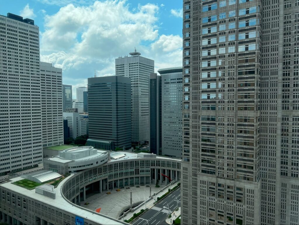 ハイアットリージェンシー東京_ビューデラックスルーム_部屋からの眺め・眺望