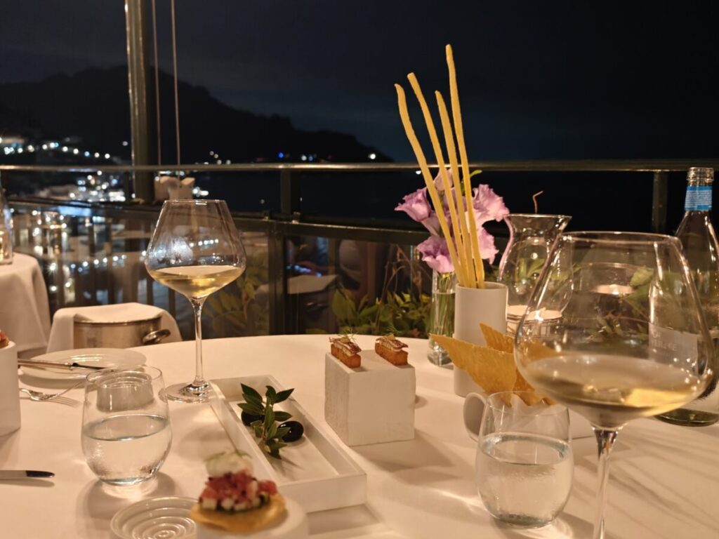 ホテルサンタカタリーナ_ディナー_Glicine Restaurant