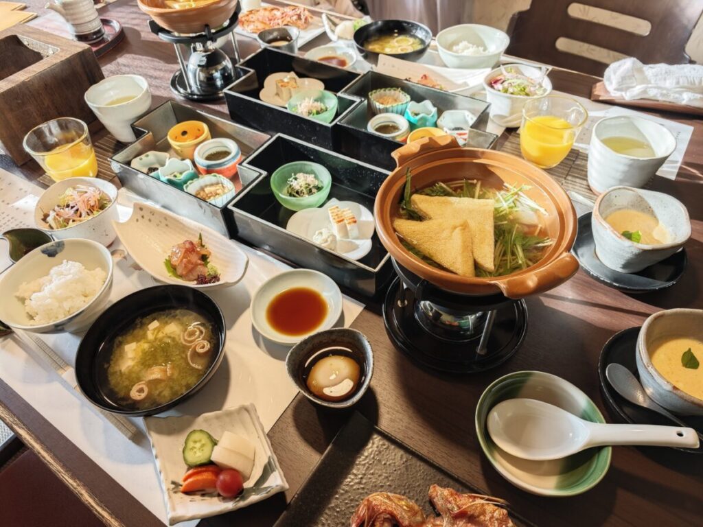 レジーナリゾート伊豆無鄰_料亭 悠々_朝食