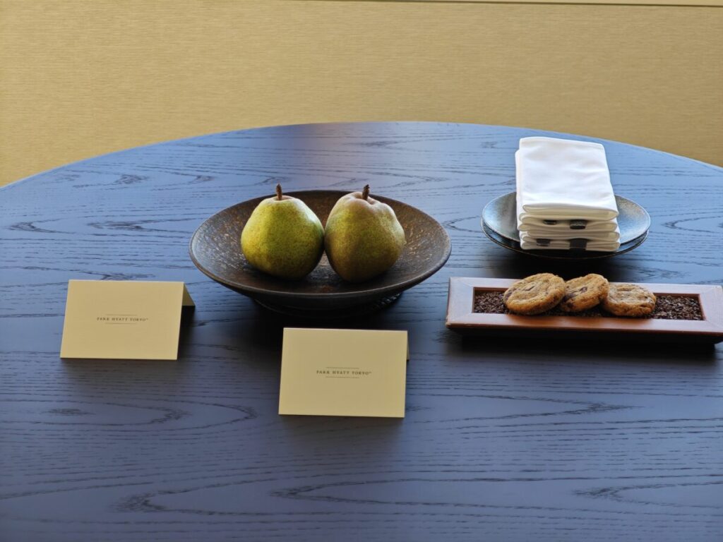 パークハイアット東京_デラックスルーム_アメニティ