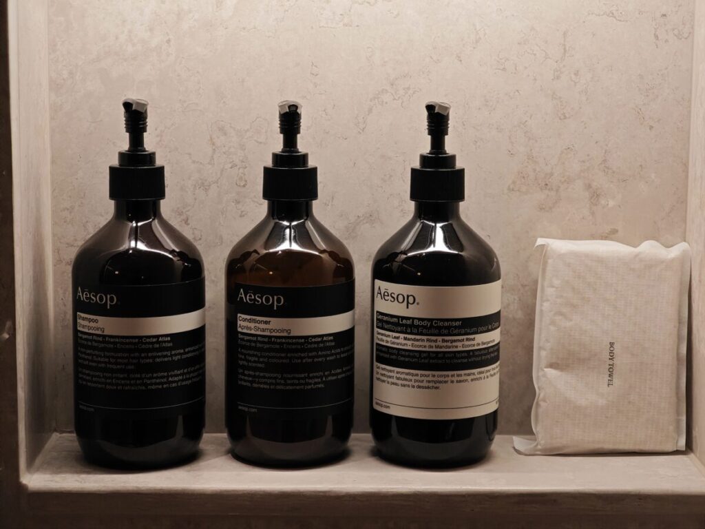 パークハイアット東京_デラックスルーム_アメニティ