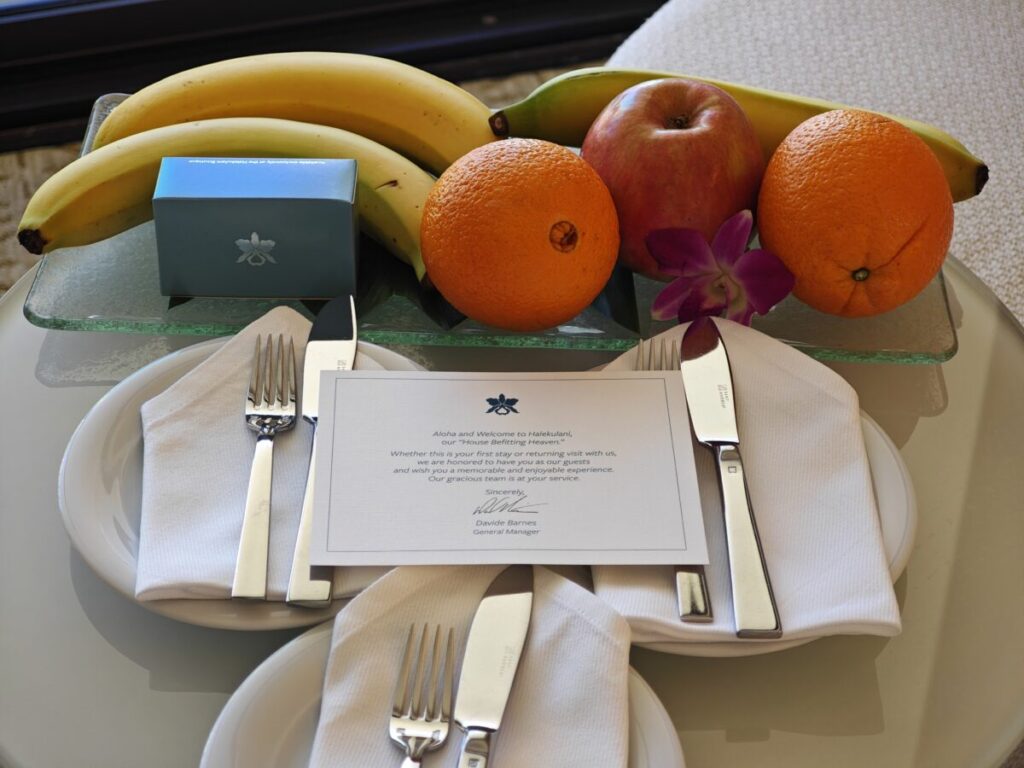 ハレクラニホテル_ハワイ_アメニティ