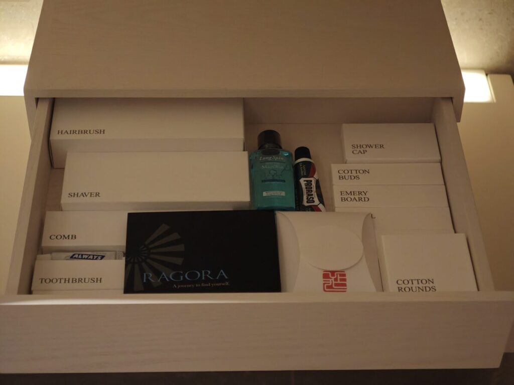 JWマリオットホテル東京_コーナージュニアスイート_アメニティ