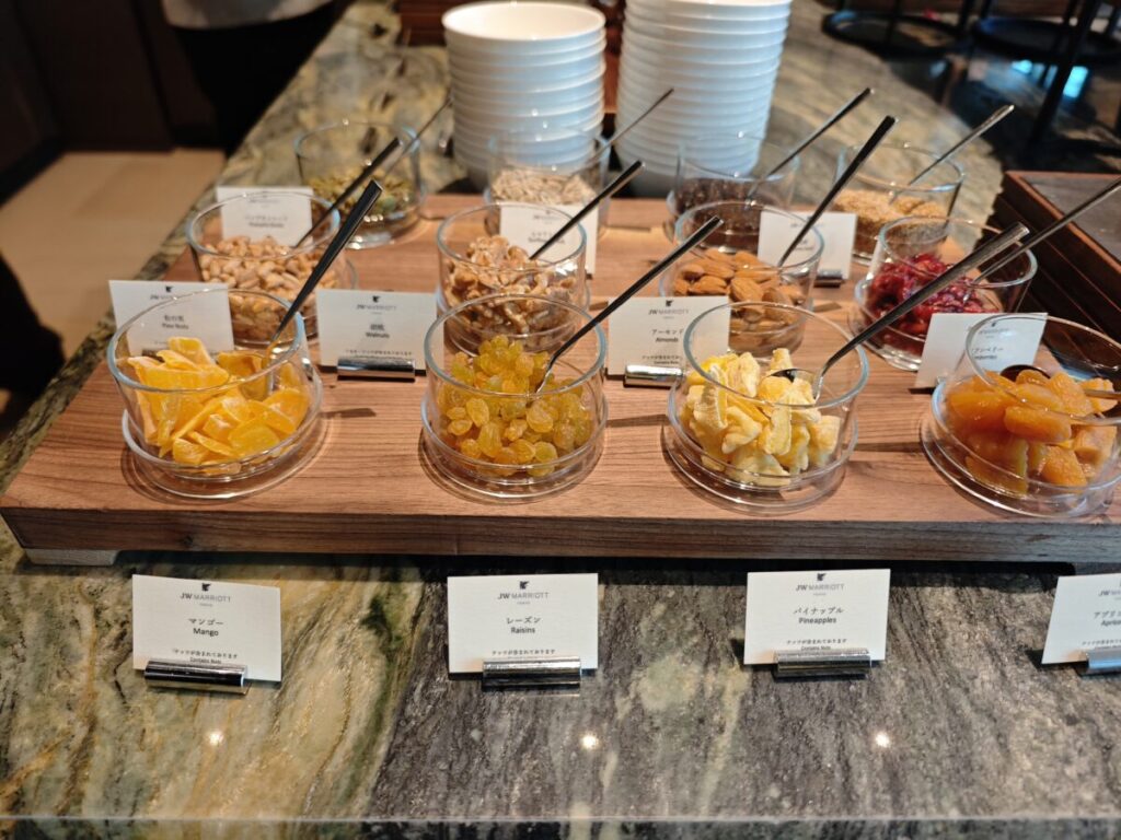 JWマリオットホテル東京_クラブラウンジ_朝食
